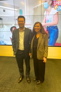 Wenbin Wang, ICBC CEO and Vanessa Crocker, Co-Foudner Spread a Smile