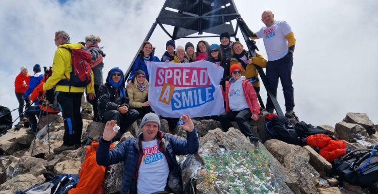 Mount Toubkal Summit - Team Smile