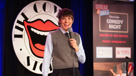 comedy night spread a smile with suzi ruffell