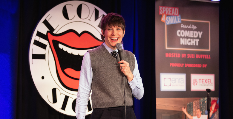comedy night spread a smile with suzi ruffell