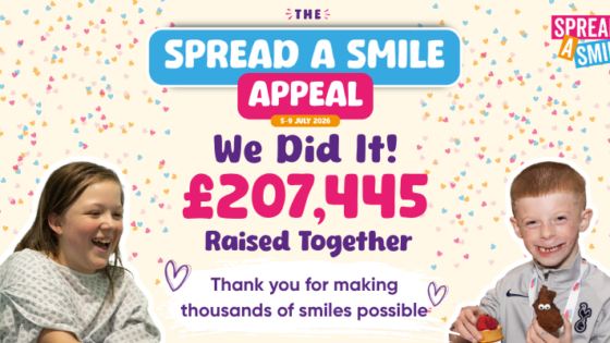 Spread a Smile Appeal 2026 - Thank you